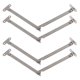 thumbnail image 1 of Bisagra de soporte a prueba de óxido de acero inoxidable, accesorios de Hardware para puerta, armario, uso, 5 uds., 1 of 5
