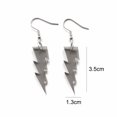 thumbnail image 2 of Lightning earrings, fashion exaggerated long earrings, 2 of 5