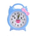 thumbnail image 4 of Reloj despertador de plástico de sobremesa con campana de imitación (rojo), 4 of 4