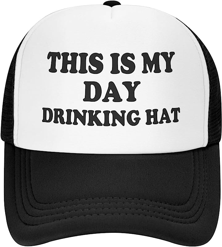 This is My Day Drinking Hat Hat Men Trucker Hats Women Trendy Funny