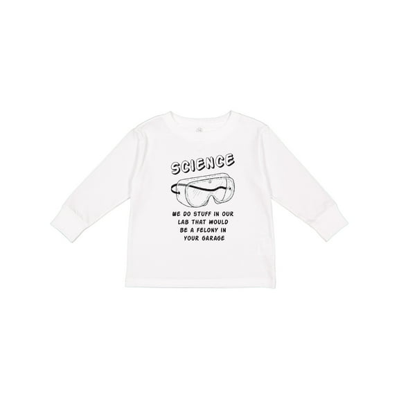 Inktastic Science Boys or Girls Long Sleeve Toddler T-Shirt