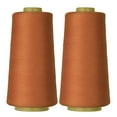 thumbnail image 1 of RCL 100% Polyester Sewing Thread Cone 2-Pack of 3000 Yards Each Spool Connecting Threads for Overlock Serger Merrow Quilt Single Needle Sewing Machine, 1 of 1