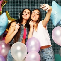 MLINS 30pcs Shimmer Wall Backdrop Square Sequin Panels Decorative Iridescent Backdrop Panels For Birthday Wedding Party