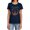 Navy, variant on Batman Smoke & Fire Women's T Shirt, Charcoal, Small