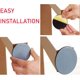 thumbnail image 5 of Deslizadores adhesivos para muebles de 3/4 pulgadas, deslizadores para sillas Furnigear, deslizadores de PTFE para muebles y electrodomésticos de cocina, deslizadores fáciles y seguros, los mejores de, 5 of 5