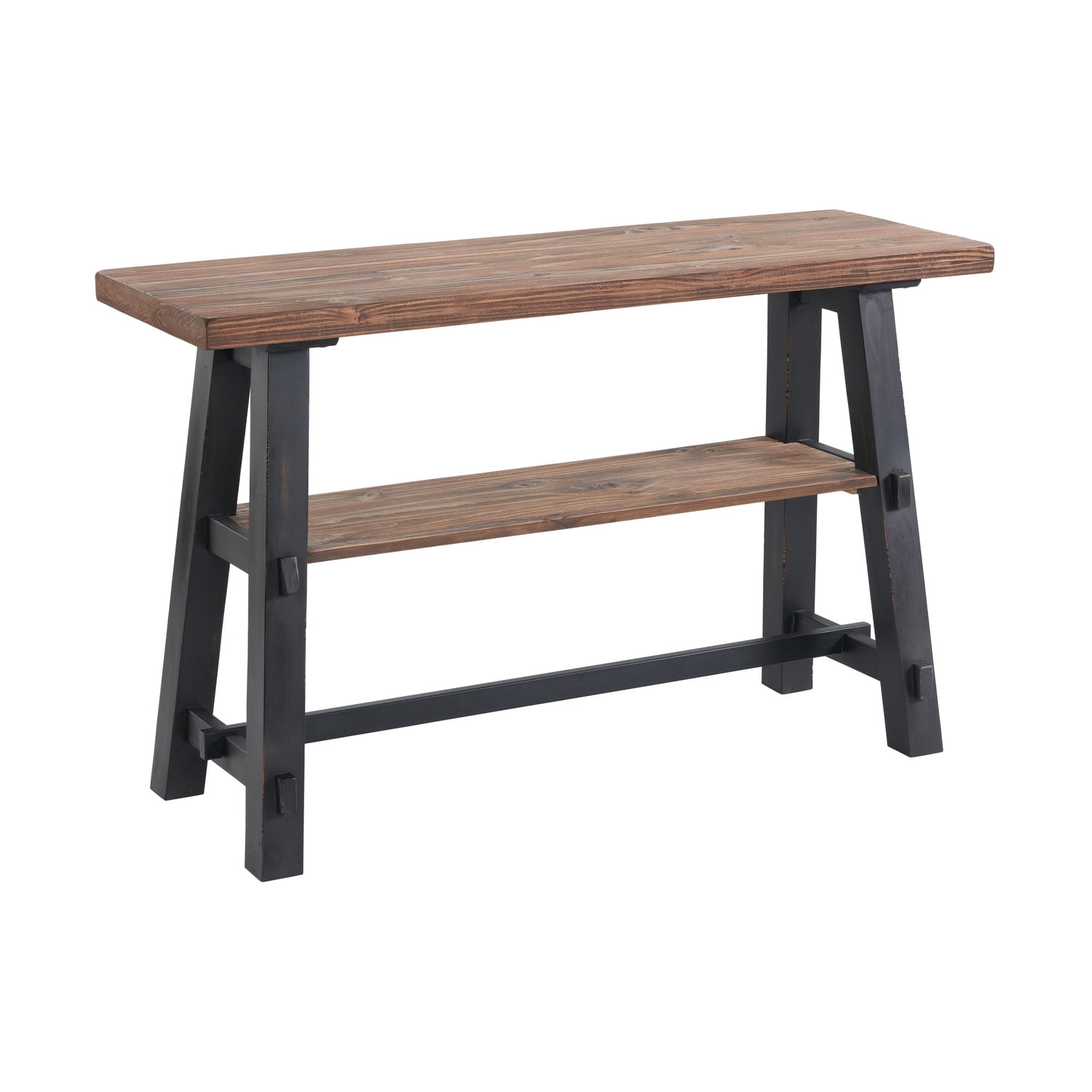 Alaterre Furniture Adam 4-Piece Solid Wood Living Room Table Set with 42 in. Coffee Table