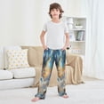 thumbnail image 6 of Boy's Pajama Pants Boys' Long Sleep Pants Children's Pajama Pants Loose Fitting Pajama Pants are Convenient to Put on and Take off M Super Beautiful Universe, 6 of 9