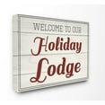 thumbnail image 2 of Stupell Our Holiday Lodge Vintage Stretched Canvas Wall Art 30 x 40, 2 of 5