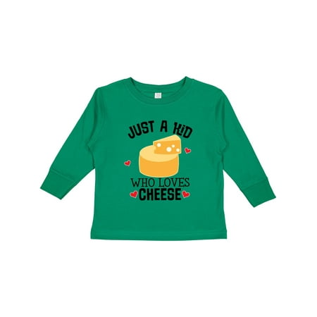 

Inktastic Cheese Lover Kids Outfit Gift Toddler Boy or Toddler Girl Long Sleeve T-Shirt