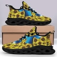 thumbnail image 4 of Autism Puzzle Piece Sunflower Shoes Trail Running Shoe Non-Slip Breathable Comfortable Sneakers Black Size 5, 4 of 7