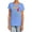 Carolina Blue, variant on JLA Flash Spray Women's T Shirt, Royal, Medium