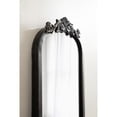 thumbnail image 4 of Kate and Laurel Arendahl Traditional Ornate Slim Panel Wall Mirror, 9 x 32, Black, Vintage Tall Mirror for Use as Versatile Entryway or Bedroom Wall Decor, 4 of 9