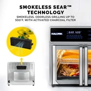 Kalorik MAXX 26 Quart Digital Air Fryer Oven Grill, Turbo MAXX Technology, Smokeless Sear, in Stainless Steel (AFO 47631 SS2)