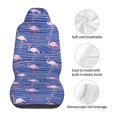 thumbnail image 5 of Fuzoiu Flamingo Print Seat Covers Set, Car Seat Covers Front Seats, Car Seat Protector, Car Seat Cushion, Seat Covers Carseat Cover Universal Fit for Most Cars, 5 of 7