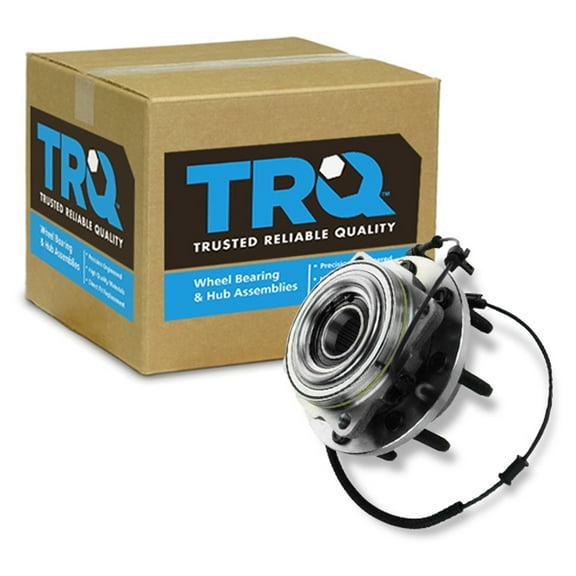TRQ Wheel Bearing Hub Assembly Front or for 11-15 F250 F350 Super Duty 4WD SRW BHA54097 Fits select: 2011-2015 FORD F250, 2011-2015 FORD F350