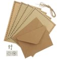 thumbnail image 2 of 2 Sets of Retro Letter Paper and Envelope Kit Writing Paper A5 Letter Paper Set Travelers Notepad Insert, 2 of 8