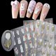 thumbnail image 1 of 3 Sheets Tulip Embossed Floral Nail Stickers Self-Adhesive DIY Design Fashion Decoration Accessories for Women Girls Kids Flower Nail Art Stickers Cut, 1 of 4