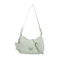 thumbnail image 2 of Bolso de hombro para mujer, de piel sintética, con decoración de mariposas, para verano Verde, 2 of 8