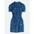 thumbnail image 5 of Scoop Women’s and Women's Plus Smocked Floral Mini Dress, Sizes XS-4X, 5 of 5