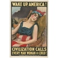 thumbnail image 1 of Wake up America Canvas Wall Art (20" x 30"), 1 of 1