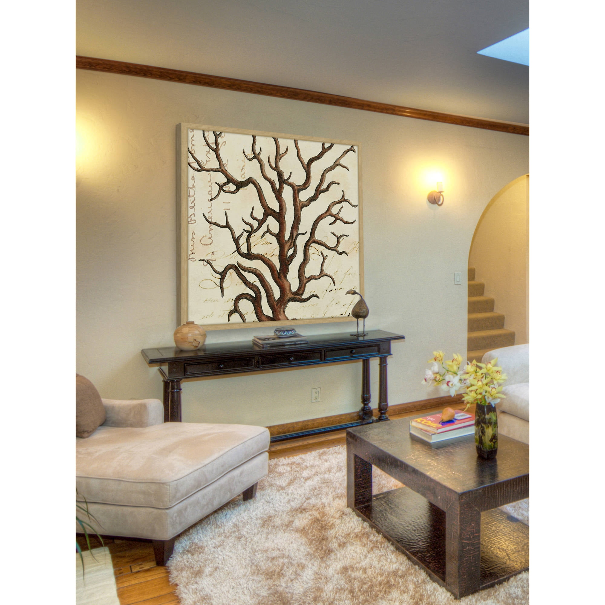 "Romance du Mer I" Framed Painting Print