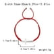 thumbnail image 2 of Pulsera de moda minimalista ajustable de nylon cuerda trenzada hecha a mano unisex muñeca tobillera para los hombres, 2 of 2