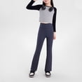 thumbnail image 5 of CONZONE Flared Pants for Big Girls Stretchy Thermal Pants for Girls Elastic Waist Cozy Fall Winter School Trousers Size 7-8 Years, 5 of 6