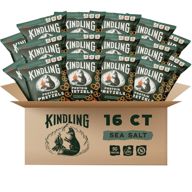 Protein Pretzels - Dill Pickle | Protein-Packed Snack Size Bags | Kosher | 8g Protein Per Serving | Only 1-2g of Total Sugar | No Artificial Flavors, Soy-Free | Lunches, Office Snacks, & On-