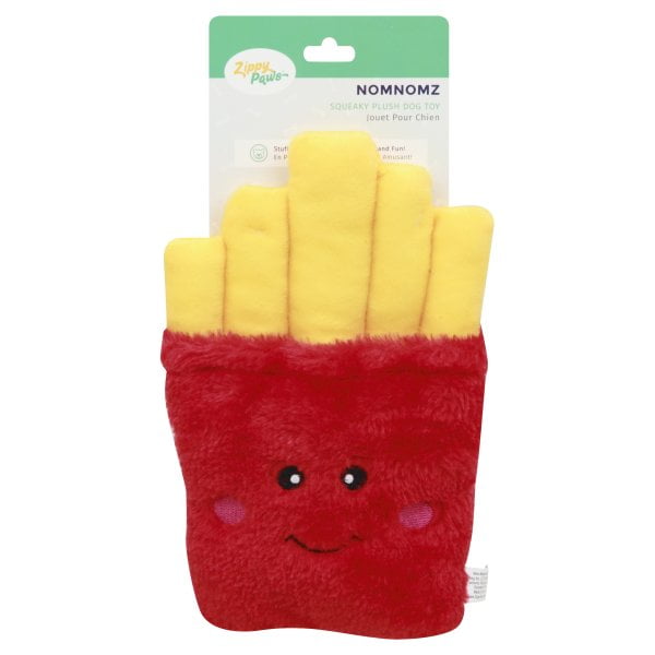 zippypaws nomnomz plush squeaker dog toy the foodie pup