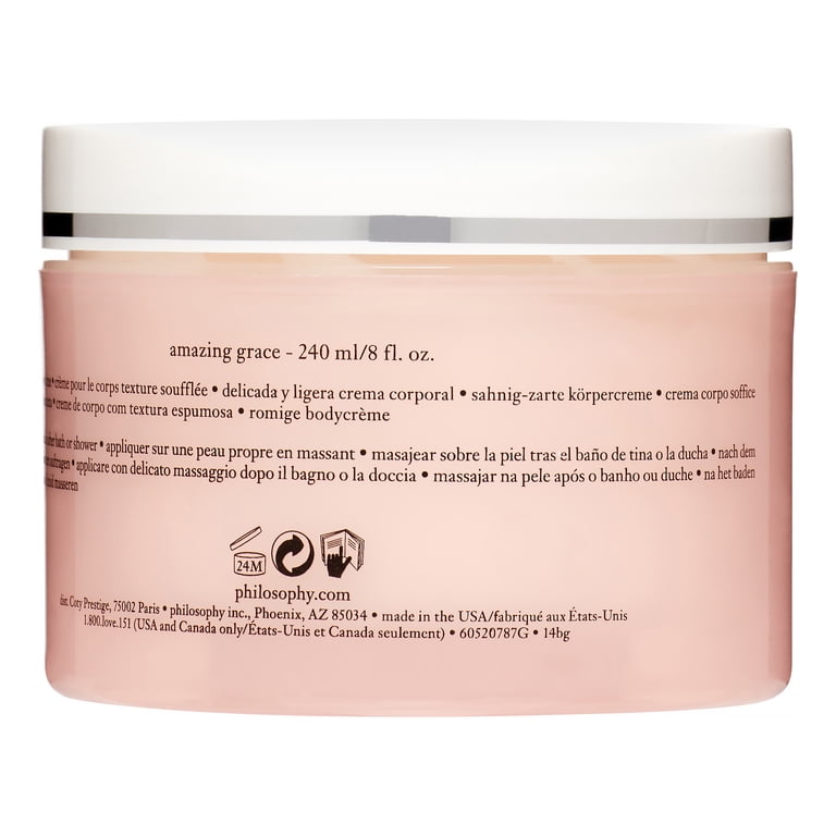 Philosophy Amazing Grace Whipped Body Lotion for Women, 8 Oz