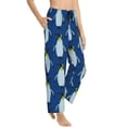 thumbnail image 6 of Salouo Beautiful King Penguin Pattern Print Women's Pajama Pants Casual Loose Sweatpants PJs Flowy Pants Drawstring Palazzo for Women Wide Leg Pants Lounge Pajama -X-Large, 6 of 8