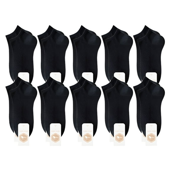 TELOLY 10Pairs Mens Ankle Socks9-13Mens Ankle Socks Size 9-11 Men's Socks ,Colormixing1