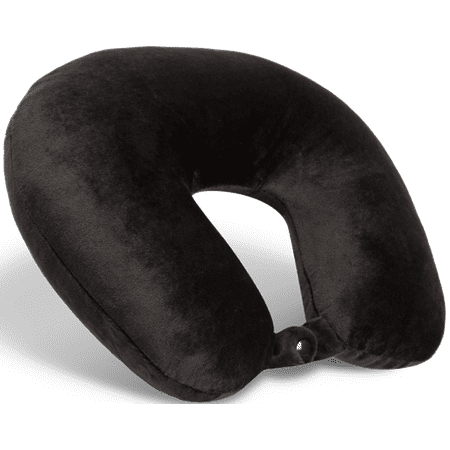 Protégé Microfiber Neck Pillow, Black