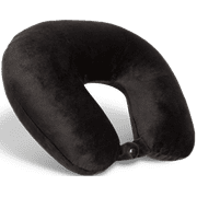 Protege Microfiber Neck Pillow, Black, One Size