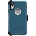 thumbnail image 6 of OtterBox Defender Series Screenless Edition Case for iPhone XR Only - Holster Clip Included - Non-Retail Packaging - Big Sur Pale Beige/Corsair, 6 of 9