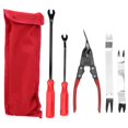 thumbnail image 2 of 5pcs Auto Trim Removal Tool Kit Audio Dash Panel Removal Tool Kit Automotive Hand Disassembly Set Updated Rubber Ring Fastener Remover Car Interior Repairing, 2 of 7