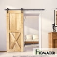 thumbnail image 6 of Homacer 5-in-1 32in x 80in Pine Wood Frame Barn Door without Installation Hardware Kit, 6 of 6