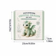 thumbnail image 3 of Dragon DIY Felt Patchwork Kit, Dragon 3D Felt Sewing Kit, DIY Creative Patchwork Art Craft for Indoor Craft Home Decor Holiday Gift, Gifts for Adults Beginners Animal & DIY Craft Lovers, 3 of 5