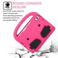 thumbnail image 3 of Allytech Children-Friendly Cover for iPad Mini 6 Case 2021 8,3 inch, Light EVA Shockproof Protective Handle Grip Slim Foldable Kickstand Kidsproof Case for iPad Mini 2021(6th Gen 8.3"), Pink, 3 of 7