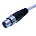 thumbnail image 2 of Seismic Audio  3 Foot White XLR to XLR Patch Cable - 3' XLR Patch Cord White - SAXLX-3White, 2 of 3