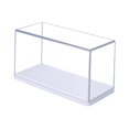 thumbnail image 2 of Vitrina de acrílico transparente para maquetas de coches con cubierta transparente 1/43 y base blanca, caja protectora para guardar figuras, obras de, 2 of 8