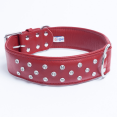 thumbnail image 2 of Collier pour Chien en Cuir ATHENS à Multiples Rangées avec Strass, 2 of 3