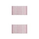 thumbnail image 4 of Inteprter Colección Alfombra de baño suave - Absorción de agua fuerte Textura suave Parte inferior antideslizante Good Stepping Pink Rosa 2Conjunto, 4 of 6