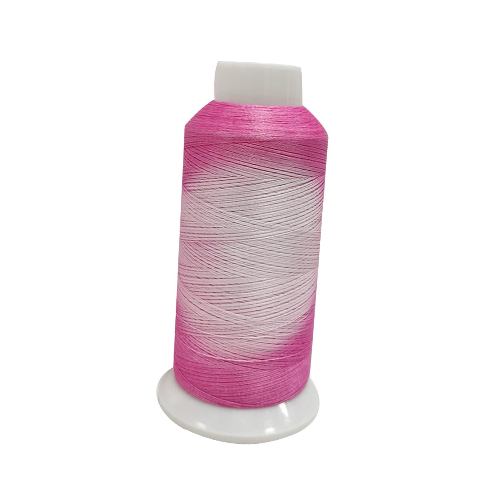S SERENABLE Colorful Color Changing Thread, Embroidery, Sewing Thread, Polyester Supplies Hand Knitting, for Quilting Blanket Festivals Crochet Shawl Red