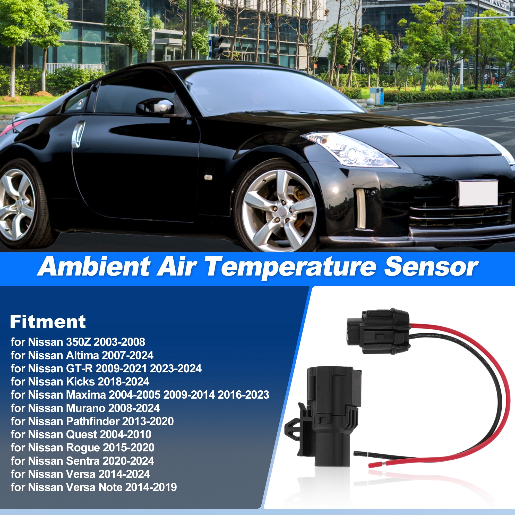 Unique Bargains No.27722-3VA0A Ambient Air Temperature Sensor for Nissan 350Z and Rogue