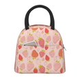 thumbnail image 1 of Easygdp Strawberry Bolsa de Almuerzo Insulada Grande, Forro de Aluminio, Diseño Espacioso, a Prueba de Fugas, Ideal para Trabajo, Picnics, Viajes y Actividades al Aire Libre, 1 of 6