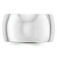 thumbnail image 2 of 14k White Gold 12mm Half-Round Wedding Band Size 8.5 WHR120, 2 of 4