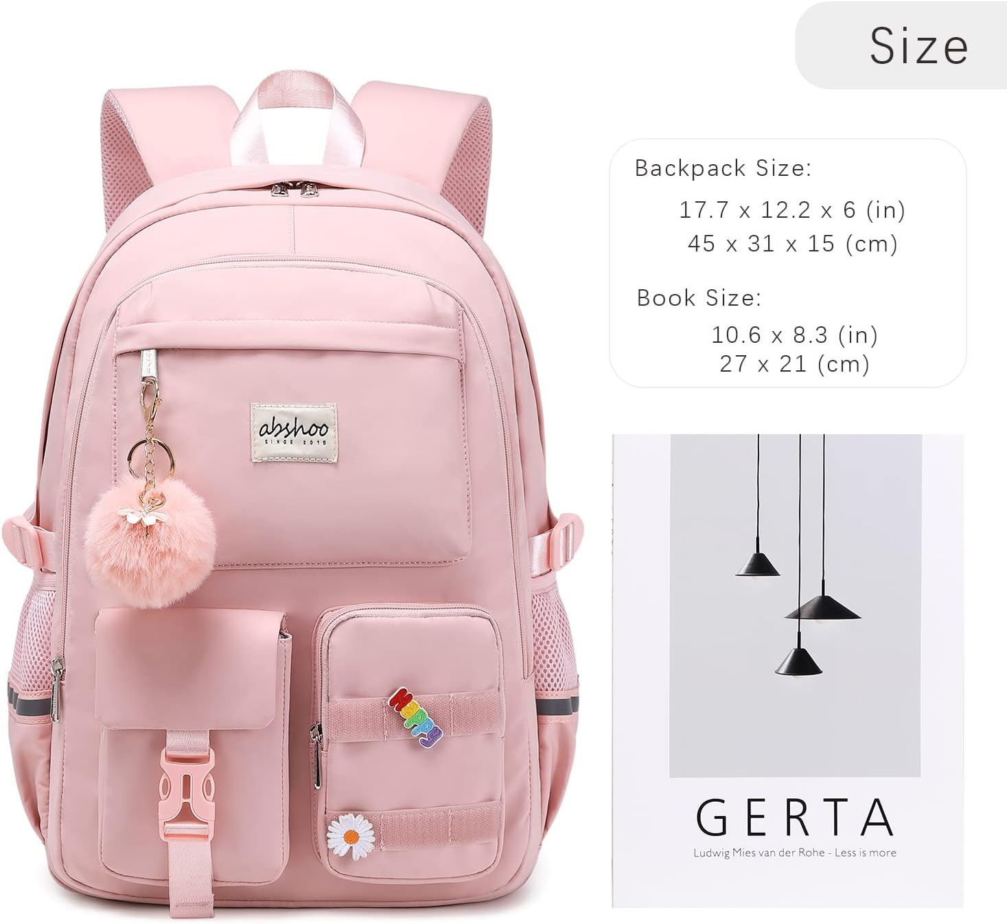 Big Student Laptop Backpack For College All Age Man Women Bag Travel Daypack