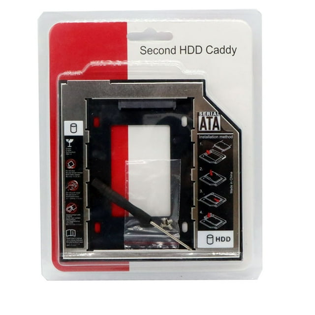 Daisyyozoid Wholesale Universal SATA 2nd SSD HDD Hard Drive Caddy For 12.7mm CD/DVD-ROM Optical Bay