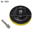 thumbnail image 4 of 3-7 Inch Self-adhesive Backing Pad Polishing Plate With 10/14mm Thread Adapter, 4 of 8